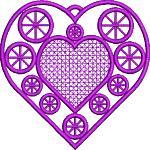 Wheel of Hearts Bookmark