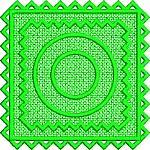 Green Square Coaster