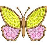 Yellow Pink Butterfly