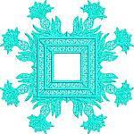 Square Flowers Coaster