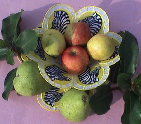 Decorated Bowl with Doily