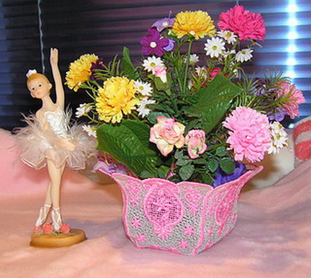 Decorated Flower Vase