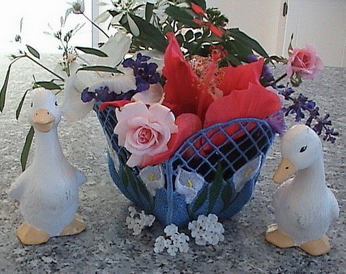 Decorated Flower Vase