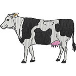 Cow Embroidery Design