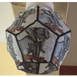 African Elephant Lampshade