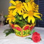 Romantic Roses Flower Vase