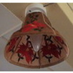 Christmas Poinsettia Lampshade