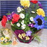 Creamy Calla Lily Flower Vase