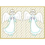 Trapunto Angel Quiltblocks