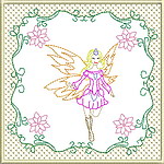 Trapunto Fairy Quiltblocks