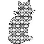 Basic Blackwork Cats 01