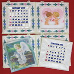 Interchangeable Applique Desktop Calendar