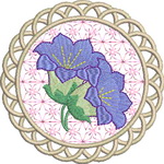 Appliqué Floral Coasters