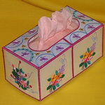Floral Tissue Box Covers