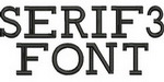 Serif 3 Font