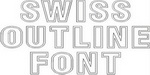 Swiss Outline Font