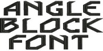 Angle Block Font
