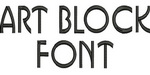 Art Block Font