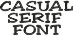 Casual Serif Font