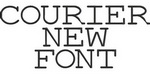 Courier New Font