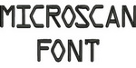 Microscan Font
