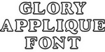 Glory Applique Font