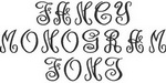 Fancy Monogram Font
