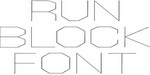 Run Block Font