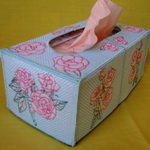 Rose Blossom Tissue Box Covers