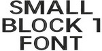 Small Block 1 Font