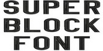 Super Block Font