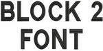 Block 2 Font