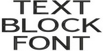 Text Block Font