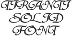 Tiranti Solid Font