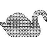 Blackwork Bird 06