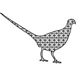 Blackwork Bird 15