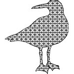 Blackwork Bird 18