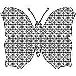 Blackwork Butterfly 01