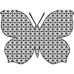 Blackwork Butterfly 03