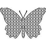 Blackwork Butterfly 04