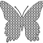 Blackwork Butterfly 05