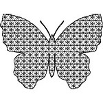 Blackwork Butterfly 07