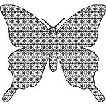 Blackwork Butterfly 18