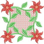 Fantasy Flower Quiltblocks 04