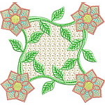 Fantasy Flower Quiltblocks 07