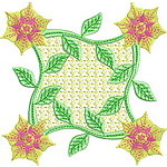 Fantasy Flower Quiltblocks 10