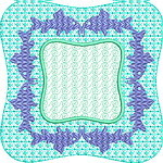 Aqua Marine Quiltblock 03