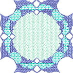 Aqua Marine Quiltblock 06