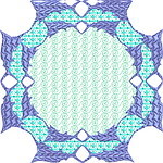 Aqua Marine Quiltblock 06