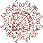 Redwork Quiltblock 02